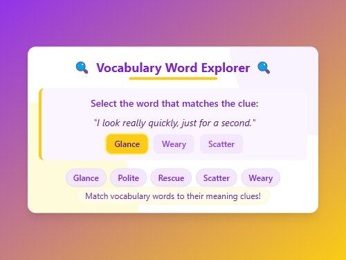 Vocabulary Word Explorer