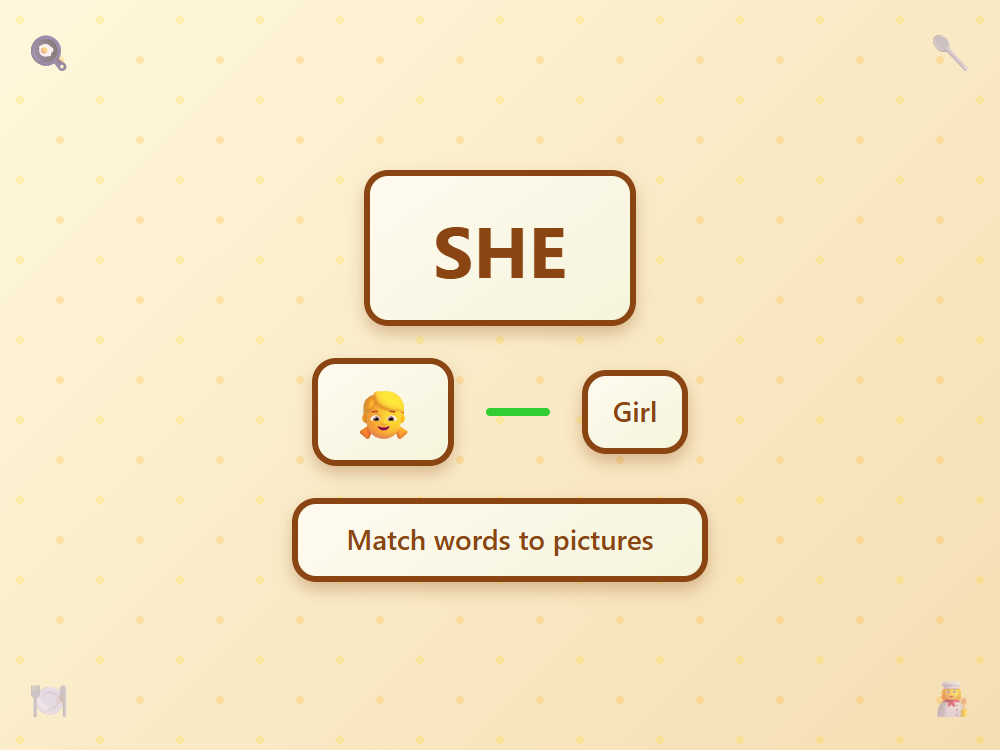 Kitchen Word SHE