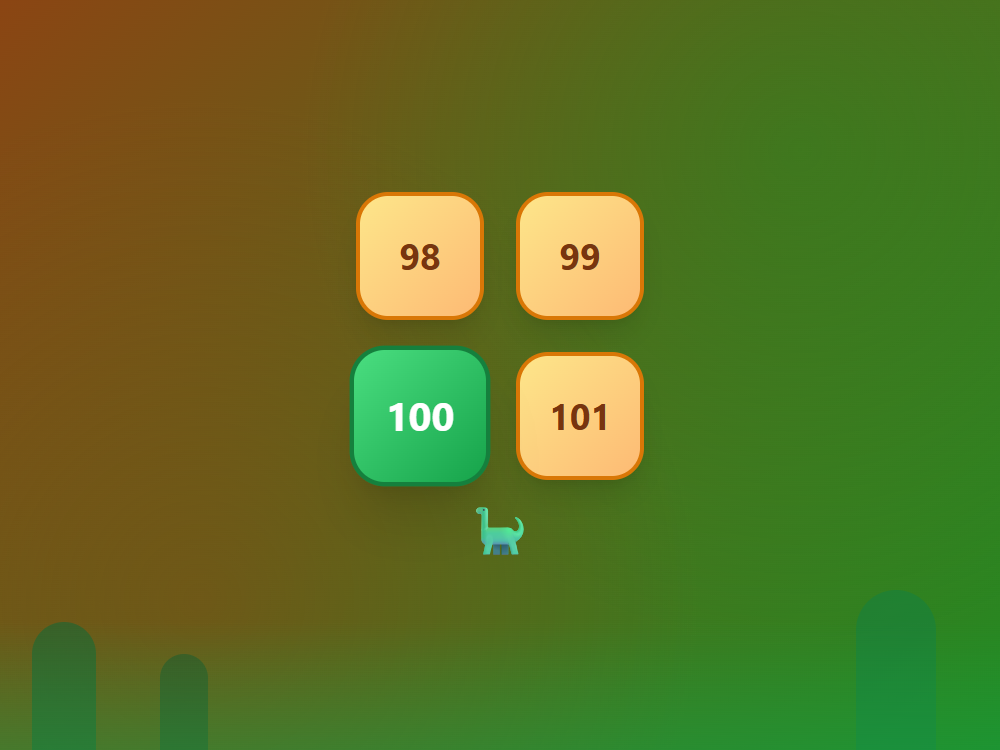 Dinosaur Number Hundred