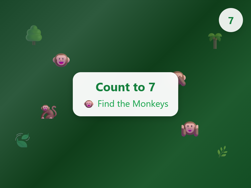 Jungle Count Seven