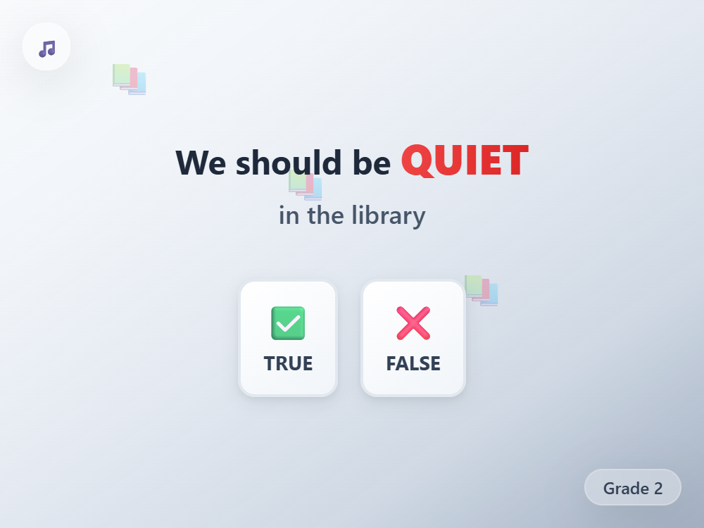 Quiet Library Time