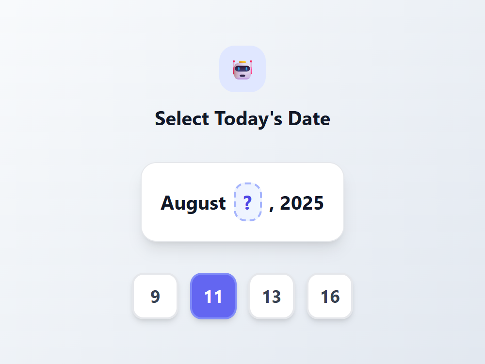 Robot Factory Calendar