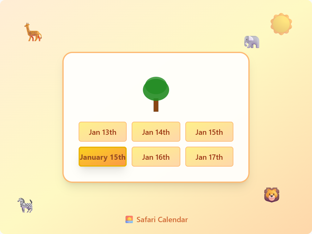 Safari Date Adventure