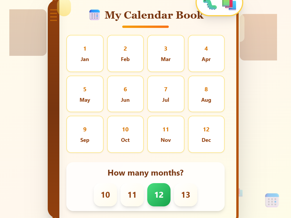 Monthly Calendar Fun