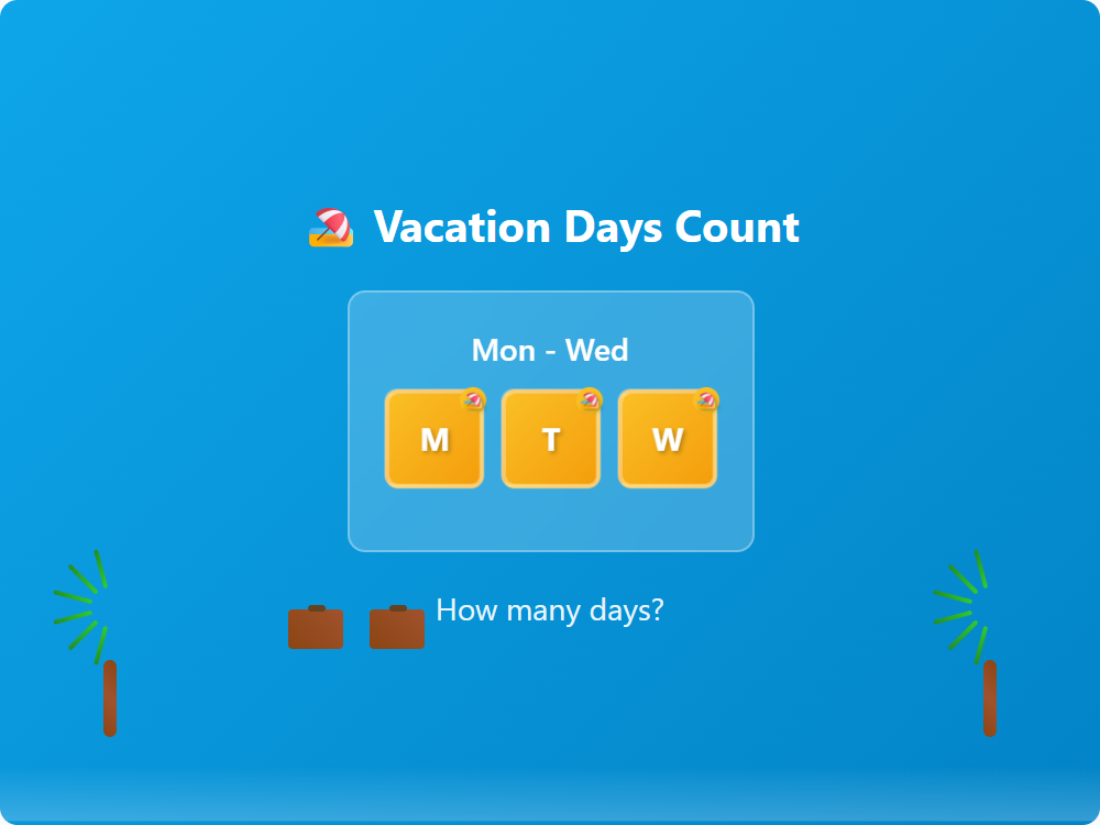 Vacation Days Count