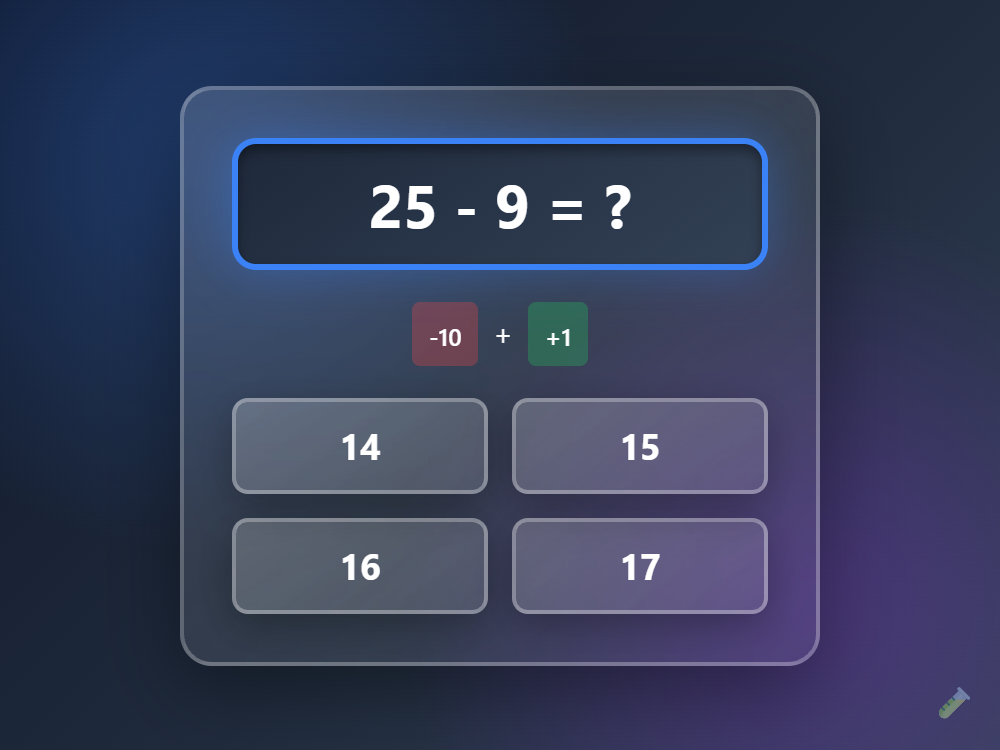 Subtract Nine Shortcut