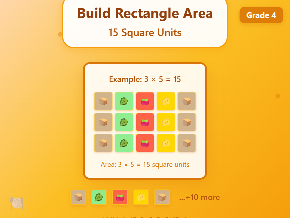 Sandwich Area Builder