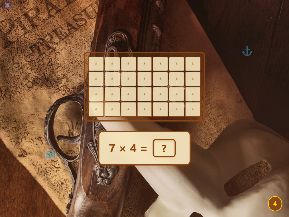 Treasure Map Grid