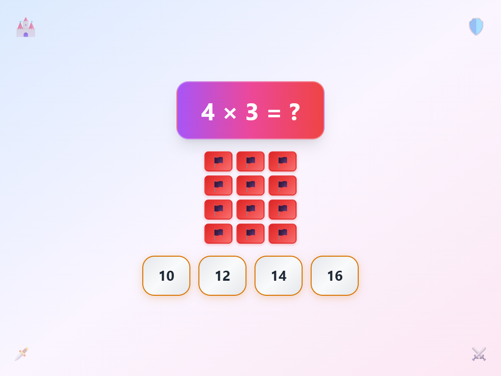 Castle Times Tables