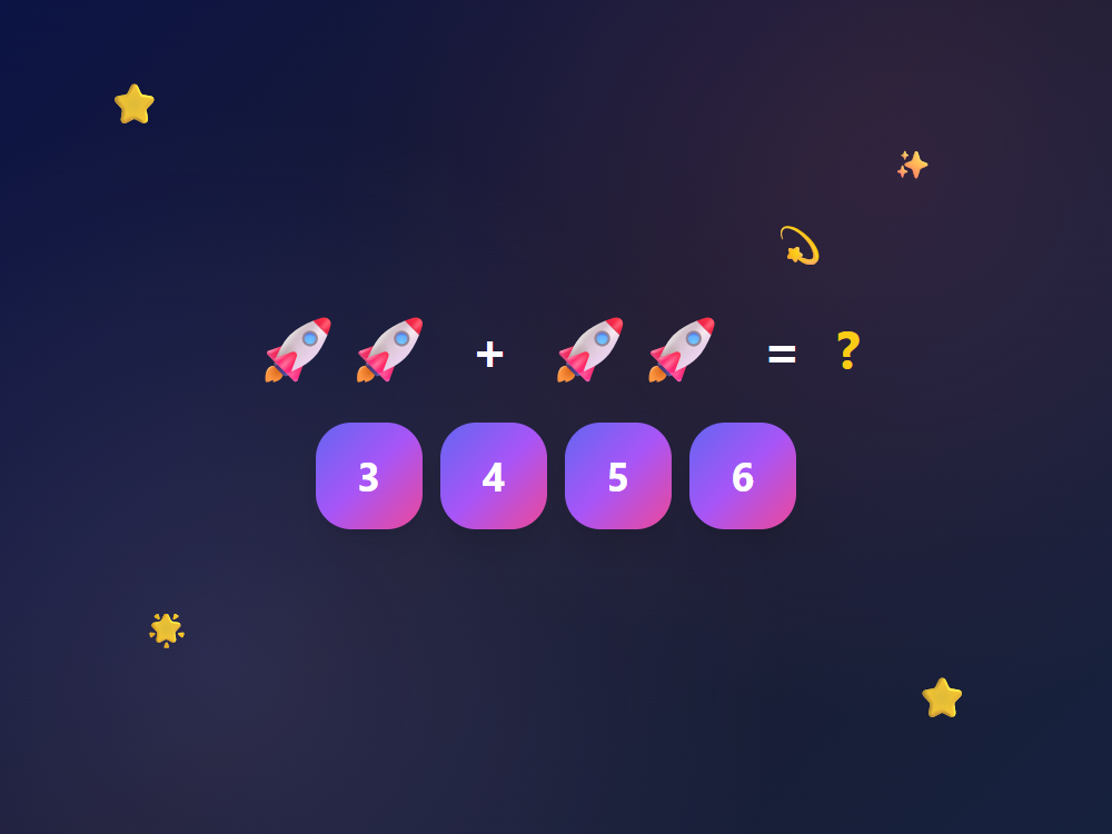 Space Rocket Adding