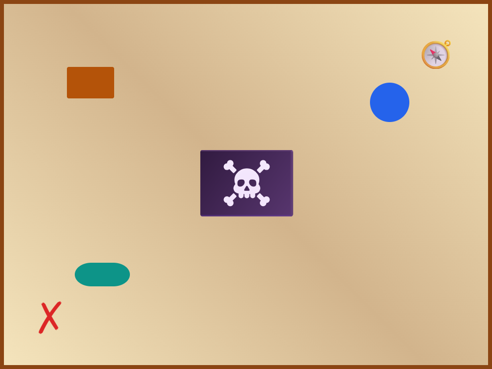 Treasure Shape Map