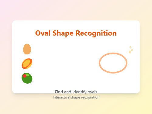 Find and Identify Ovals