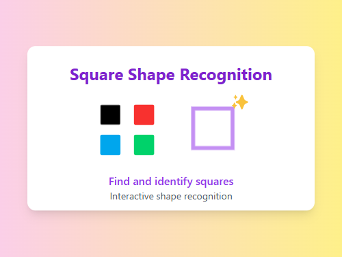 Square Shape Recognition