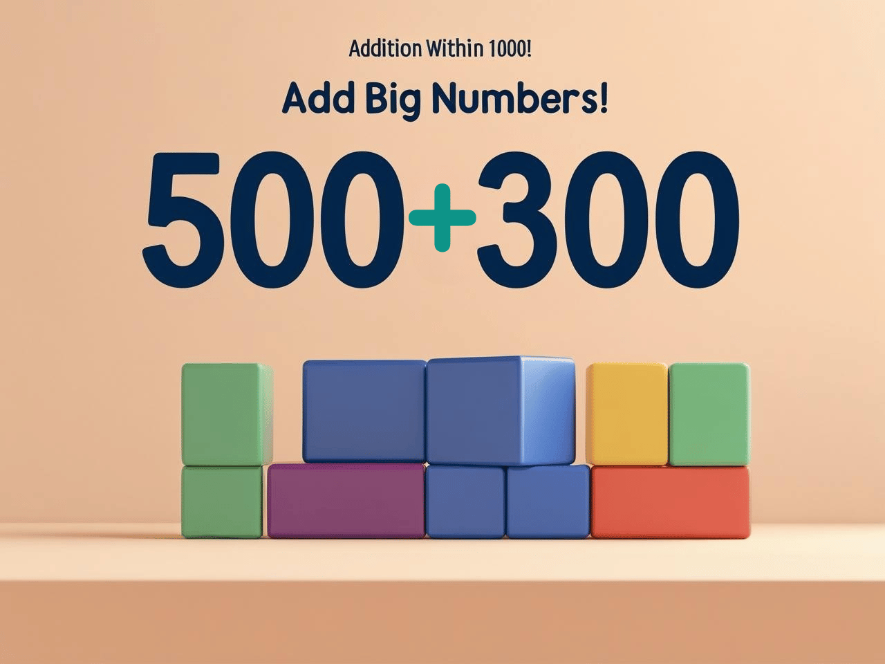Addition Within 1000 Set 1