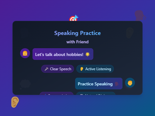 Speaking Practice with Friend