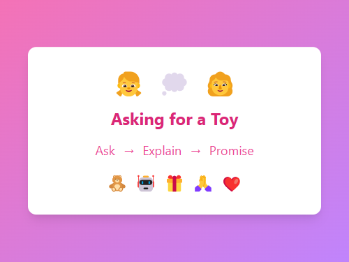 Speaking Practice:Asking for a Toy