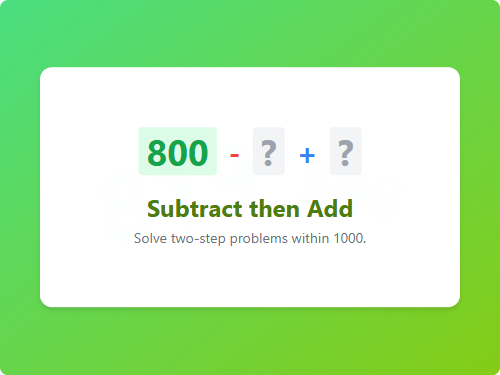 Two-Step Word Problems Practice