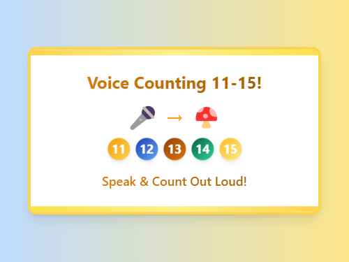 Voice Counting Practice 11-15