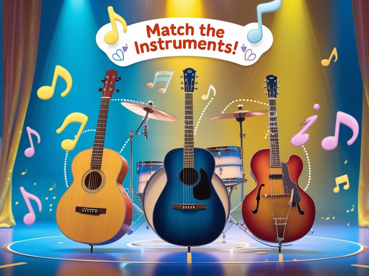 Match Musical Instruments with Names