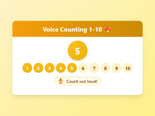 Voice Counting Practice 1-10