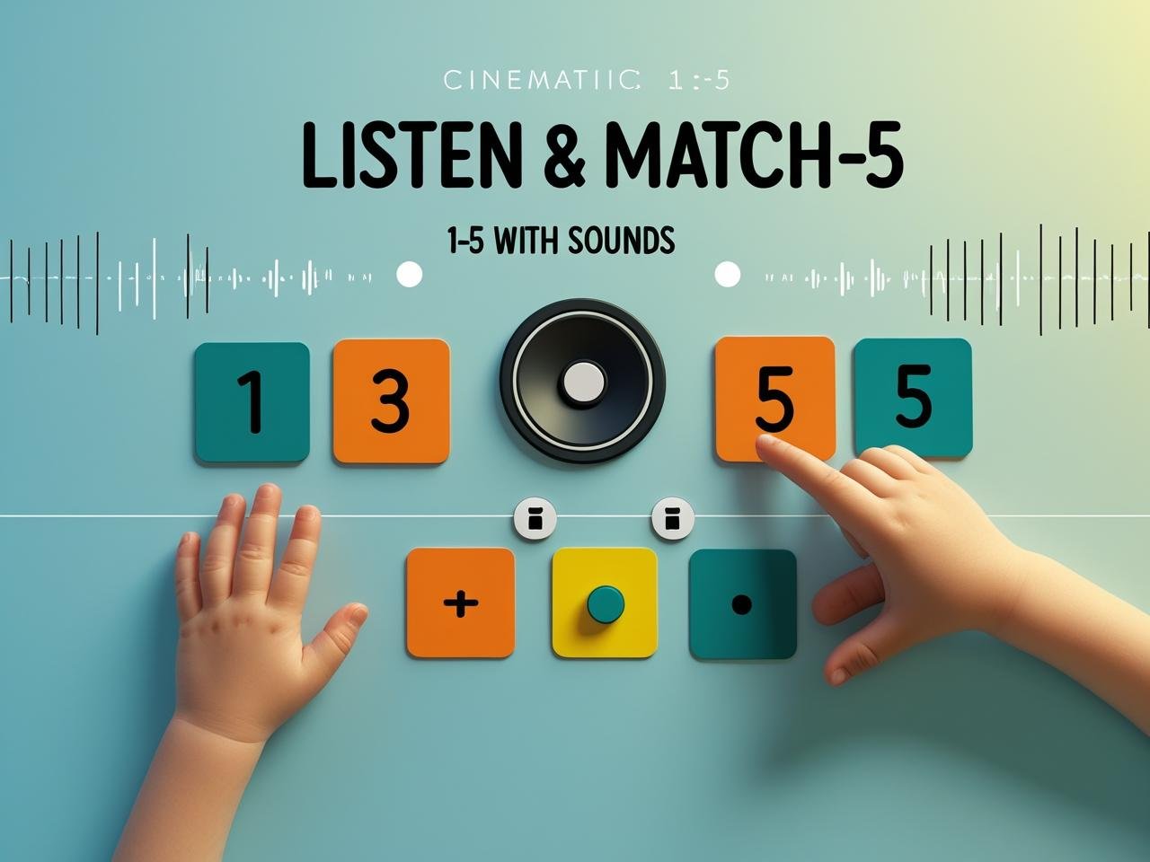 Match Numbers 1-5 with Sounds