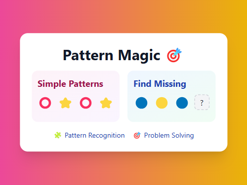 Pattern Magic: Learn and Match Shapes